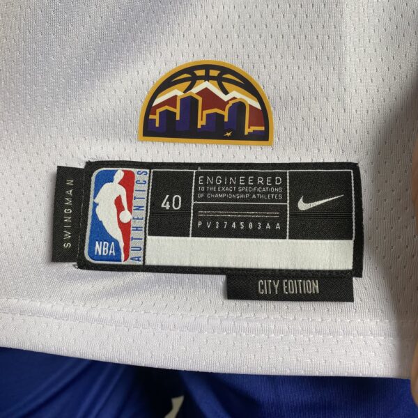 Camiseta Regata NBA Denver Nuggets Nikola Jokic 15 City Edition Branca 2023 Nike - Imagem 13