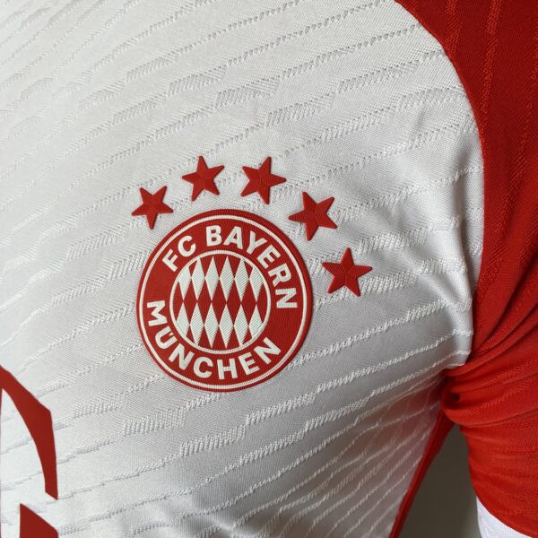 Camisa Bayern Munique Home Versão Jogador 2024 Branca Adidas - Imagem 2