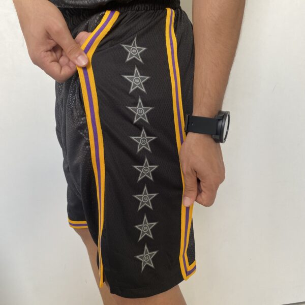 Short Bermuda NBA Los Angeles Lakers Preta Mamba Negra - Black Mamba - Kobe Bryant Edição Especial Nike - Imagem 9
