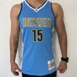 Camiseta Regata NBA Camiseta Regata NBA Mitchell & Ness 2016/17 – Denver Nuggets – Nikola Jokic 15 – Azul Celeste