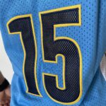 Camiseta Regata NBA Camiseta Regata NBA Mitchell & Ness 2016/17 – Denver Nuggets – Nikola Jokic 15 – Azul Celeste - Imagem 18