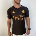 Camisa Real Madrid Third Versão Jogador 2024 Preta Adidas - Imagem 2