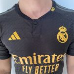 Camisa Real Madrid Third Versão Jogador 2024 Preta Adidas - Imagem 3