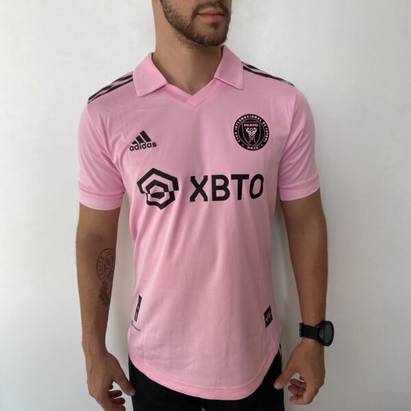 Camisa Inter Miami CF Home 2023 Rosa Adidas - Versão Jogador - Imagem 2