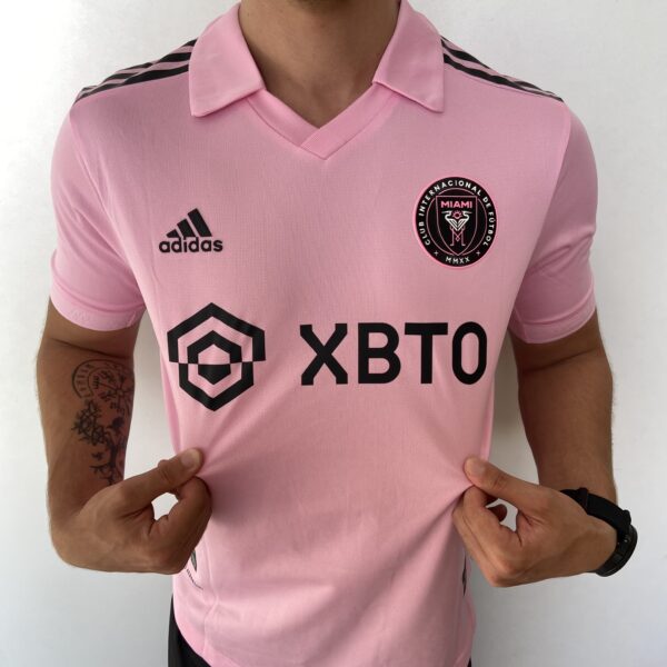 Camisa Inter Miami CF Home 2023 Rosa Adidas - Versão Jogador - Imagem 10