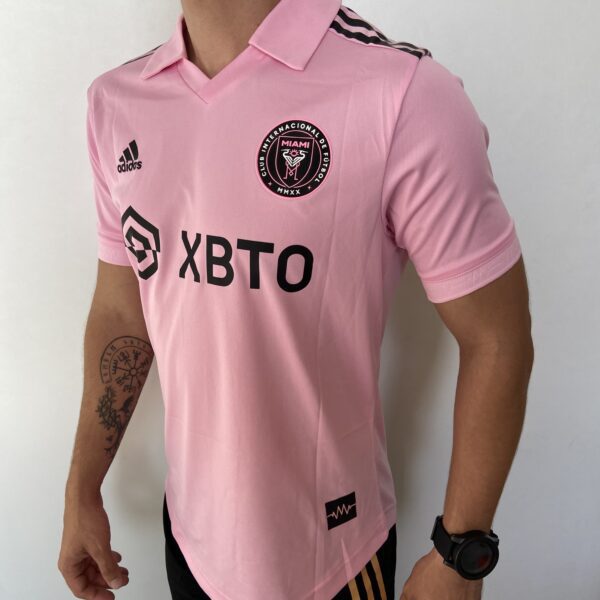 Camisa Inter Miami CF Home 2023 Rosa Adidas - Versão Jogador - Imagem 14