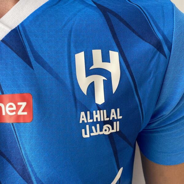 Camisa Al-Hilal Home 2024 - Versão Jogador - Azul Puma - Imagem 3