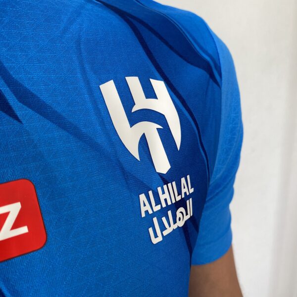 Camisa Al-Hilal Home 2024 - Versão Jogador - Azul Puma - Imagem 8