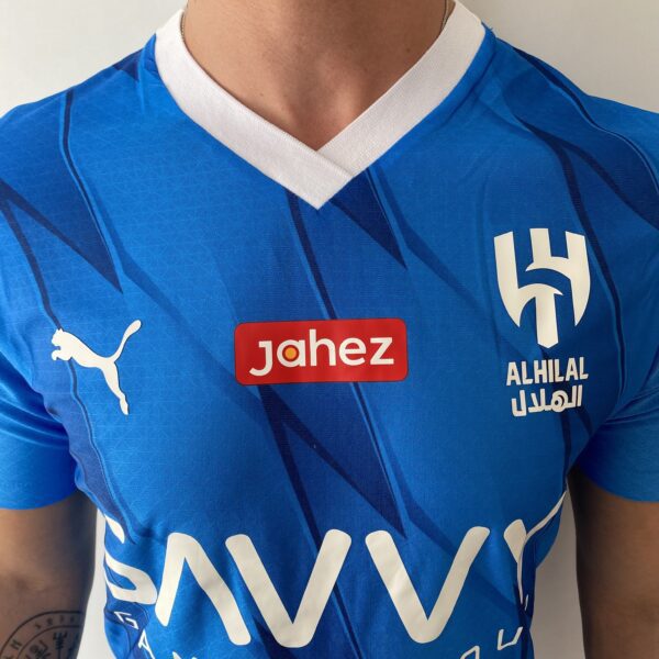 Camisa Al-Hilal Home 2024 - Versão Jogador - Azul Puma - Imagem 10