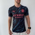 Camisa Manchester City Third Azul 2024 Versão Jogador Puma - Imagem 2