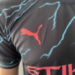 Camisa Manchester City Third Azul 2024 Versão Jogador Puma - Imagem 5