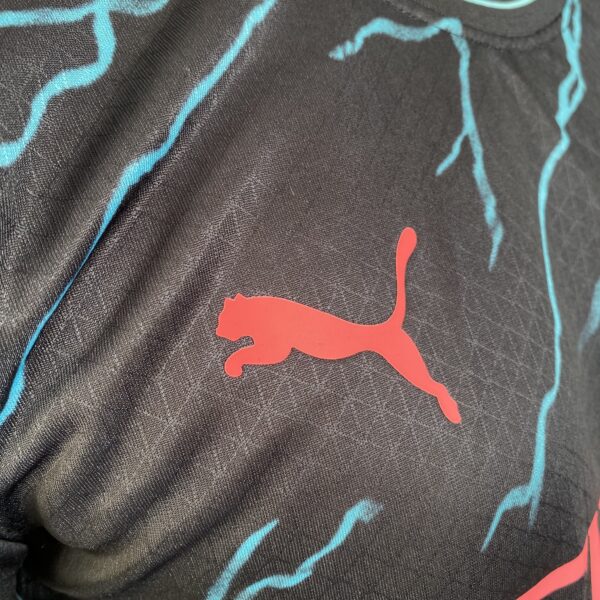 Camisa Manchester City Third Azul 2024 Versão Jogador Puma - Imagem 6