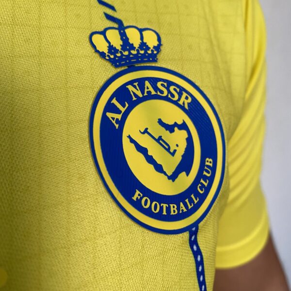 Camisa Al Nassr Home Versão Jogador Amarela 23/2024 Nike - Imagem 4