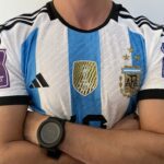Camisa Seleção Argentina Home - Campeão Mundial - (2) Patch Copa do Mundo Catar - 3 Estrelas - Messi 10 - 2023 Adidas - Versão Jogador - Imagem 13