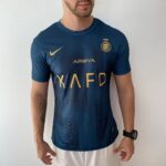 Camisa Al Nassr Away Versão Jogador 23/2024 Nike Verde - Imagem 2