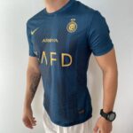 Camisa Al Nassr Away Versão Jogador 23/2024 Nike Verde - Imagem 13