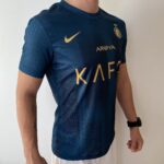 Camisa Al Nassr Away Versão Jogador 23/2024 Nike Verde - Imagem 14