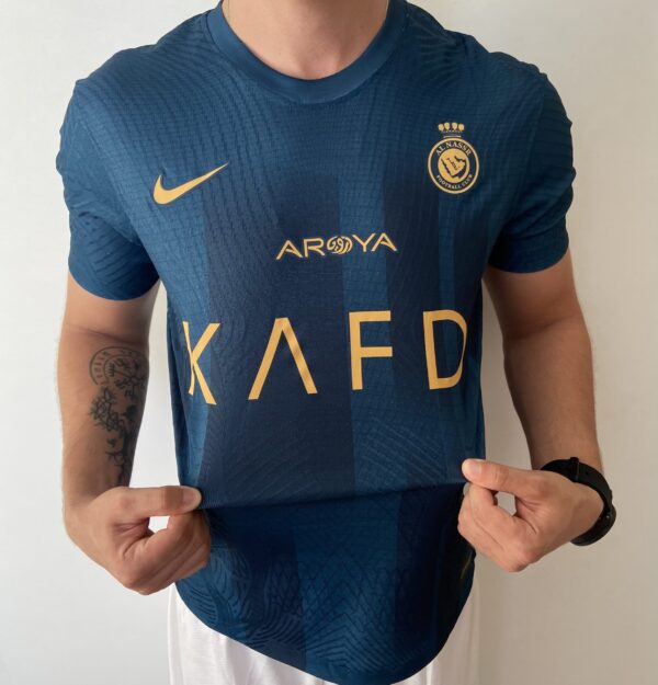 Camisa Al Nassr Away Versão Jogador 23/2024 Nike Verde - Imagem 15