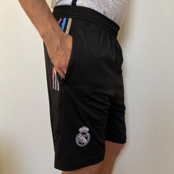 Calção Real Madrid Treino Preta 2023-24 Adidas - Imagem 6
