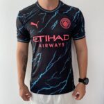 Camisa Manchester City Third Azul 2024 Versão Jogador Puma