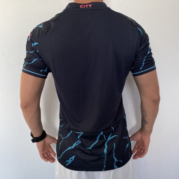 Camisa Manchester City Third Azul 2024 Versão Jogador Puma - Imagem 19