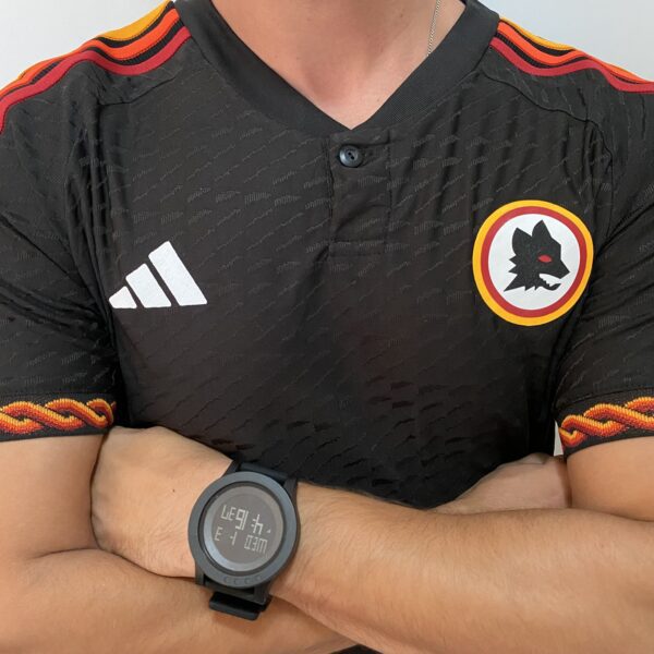Camisa Roma Third Versão Jogador 2024 Preta Adidas - Imagem 12