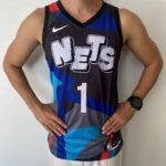 Camiseta Regata Basquete NBA Brooklyn Nets Mikal Bridges 1 City Edition Swingman 2024 Nike - Imagem 2