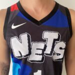 Camiseta Regata Basquete NBA Brooklyn Nets Mikal Bridges 1 City Edition Swingman 2024 Nike - Imagem 4