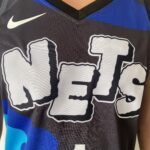 Camiseta Regata Basquete NBA Brooklyn Nets Mikal Bridges 1 City Edition Swingman 2024 Nike - Imagem 6