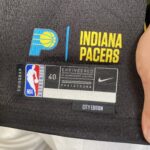 Camiseta Regata NBA Indiana Pacers Nike City Edition Swingman Tyrese Haliburton 0 Preta 2024 Nike - Imagem 13