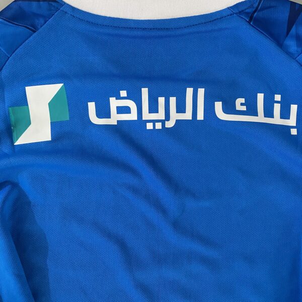 Kit Conjunto Infantil Crianças Camisa e Calção Al-Hilal Home 2024 Azul Puma - Imagem 11