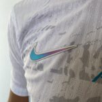 Camisa Al Nassr Third Versão Jogador CR7 Cristiano Ronaldo 7 23/2024 Branca Nike - Imagem 7