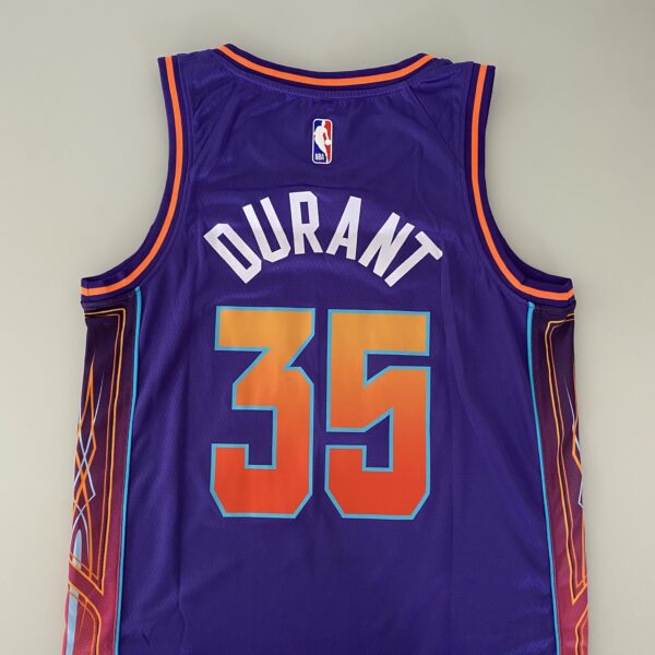 Camiseta Regata NBA Phoenix Suns Swingman Jersey - Kevin Durant 35 - City Edition Roxa 2024 Nike - Imagem 31