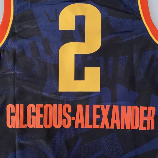 Camiseta Regata Basquete NBA Oklahoma City Thunder - 2 Shai Gilgeous-Alexander - City Edition 2024 Nike - Imagem 27