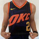Camiseta Regata Basquete NBA Oklahoma City Thunder - 2 Shai Gilgeous-Alexander - City Edition 2024 Nike - Imagem 7