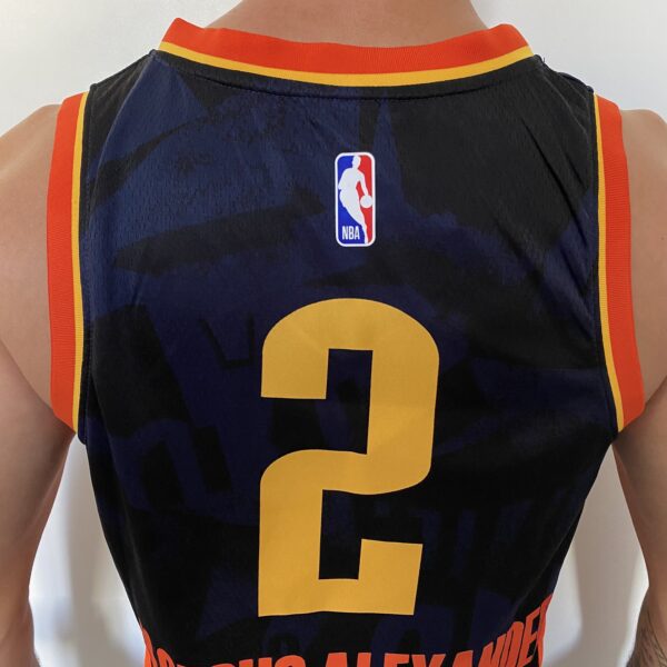 Camiseta Regata Basquete NBA Oklahoma City Thunder - 2 Shai Gilgeous-Alexander - City Edition 2024 Nike - Imagem 16