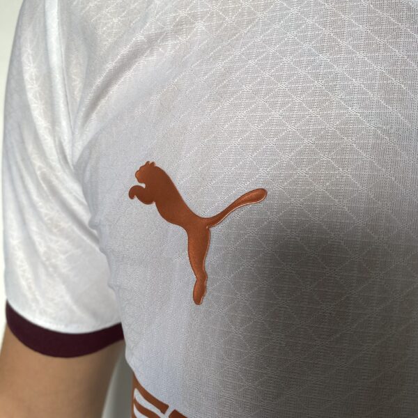 Camisa Manchester City Away 2024 Versão Jogador Branca Puma - Imagem 8