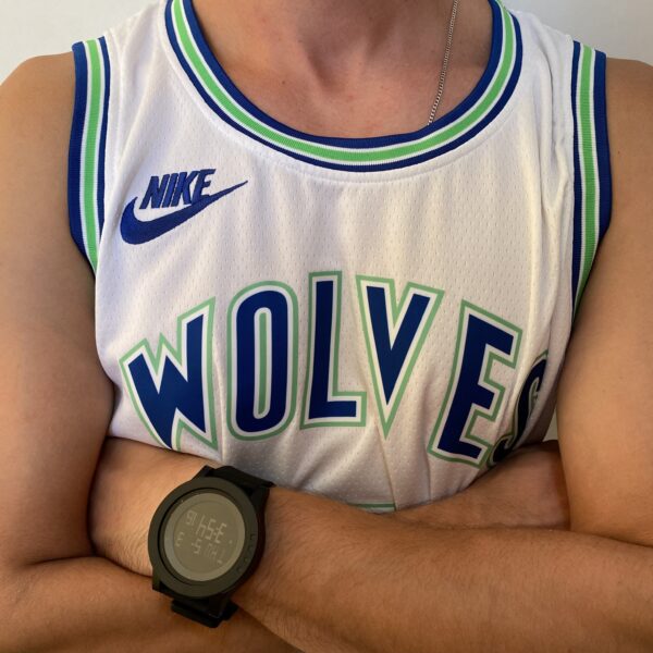 Camiseta Regata NBA Minnesota Timberwolves - Anthony Edwards 5 - Classic Edition Swingman Branca 2024 Nike - Imagem 9