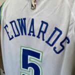 Camiseta Regata NBA Minnesota Timberwolves - Anthony Edwards 5 - Classic Edition Swingman Branca 2024 Nike - Imagem 18
