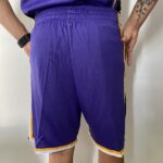 Short Bermuda NBA Los Angeles Lakers Statement Edition Roxa 2021 Jordan - Imagem 10