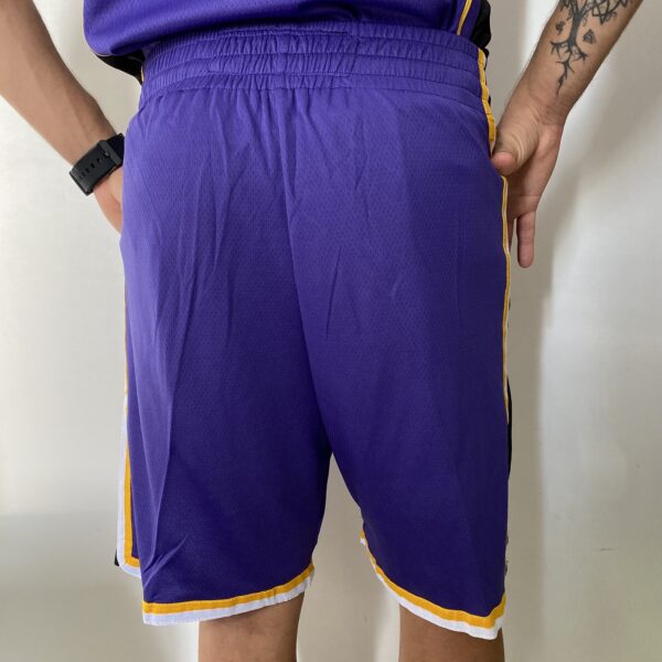 Short Bermuda NBA Los Angeles Lakers Statement Edition Roxa 2021 Jordan - Imagem 10