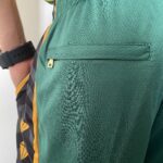 Short Bermuda Basquete NBA Swingman Boston Celtics City Edition Verde Dourada - Versão Especial - Bill Russell 2023 - Imagem 14