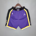 Short Bermuda NBA Los Angeles Lakers Statement Edition Roxa 2021 Jordan - Imagem 11