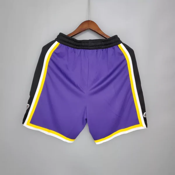 Short Bermuda NBA Los Angeles Lakers Statement Edition Roxa 2021 Jordan - Imagem 12