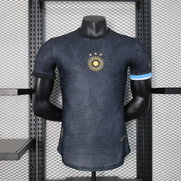 Camisa Argentina 2024 Versão Jogador - Lionel Messi 10 - Edição Especial GOAT - Preta - Imagem 18