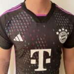 Camisa Bayern Munique Away Jogador 2024 Adidas Preta - Imagem 3