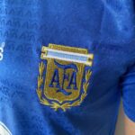 Camisa Retrô Clássica Seleção Argentina - Messi 10 - Azul Marinho Preta Adidas - 1994 - Imagem 6