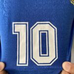 Camisa Retrô Clássica Seleção Argentina - Messi 10 - Azul Marinho Preta Adidas - 1994 - Imagem 10