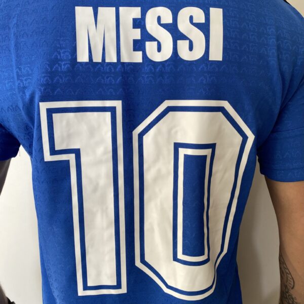 Camisa Retrô Clássica Seleção Argentina - Messi 10 - Azul Marinho Preta Adidas - 1994 - Imagem 17