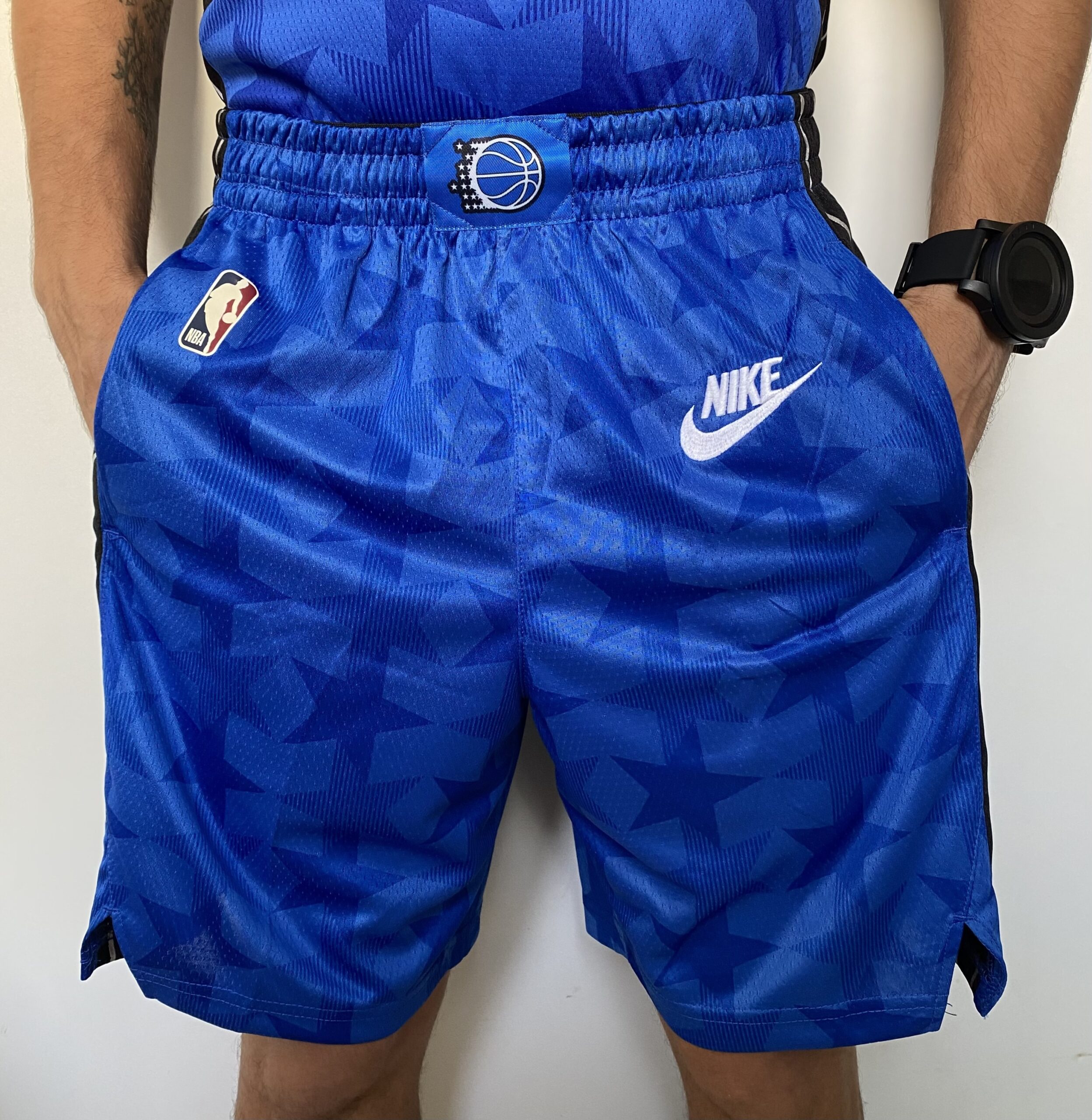 2024-04-22 16.24.30 Short Bermuda Basquete NBA Orlando Magic Classic Edition 2023 - Azul Nike - Imagem 1